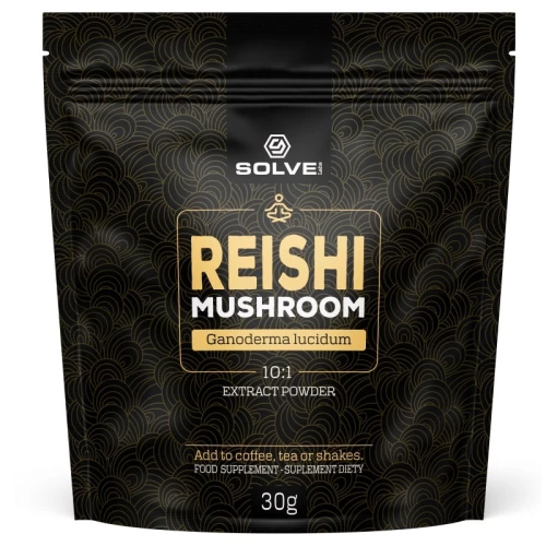 Solve Labs - REISHI 10:1 MUSHROOM POWDER Solve Labs - REISHI 10:1 MUSHROOM POWDER
